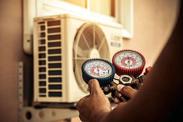 Professional Air Conditioning Service technician working in White Swan, WA